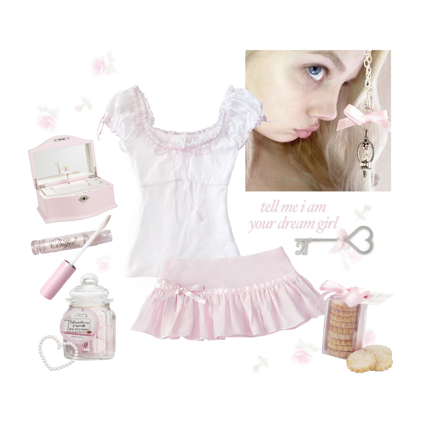 ♡ Nymphette top ♡