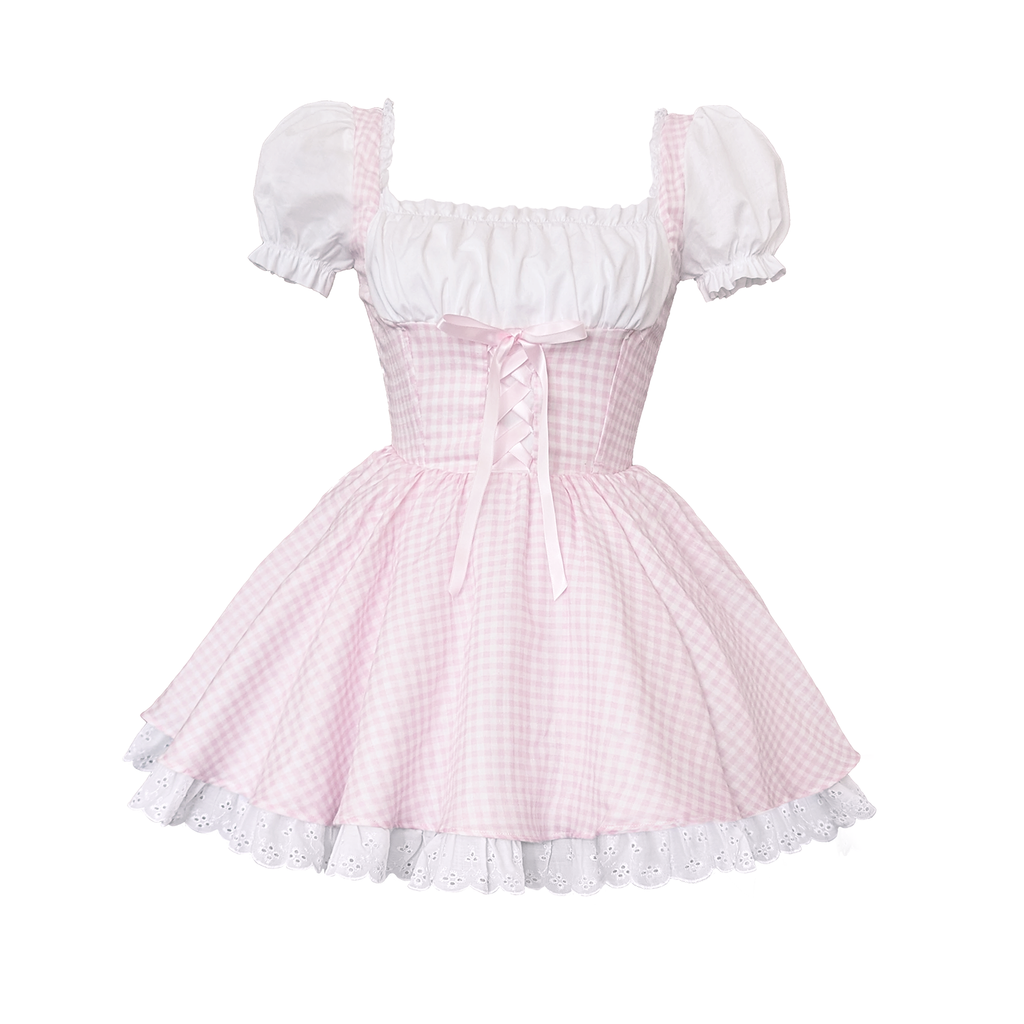 Cottage milkmaid dress