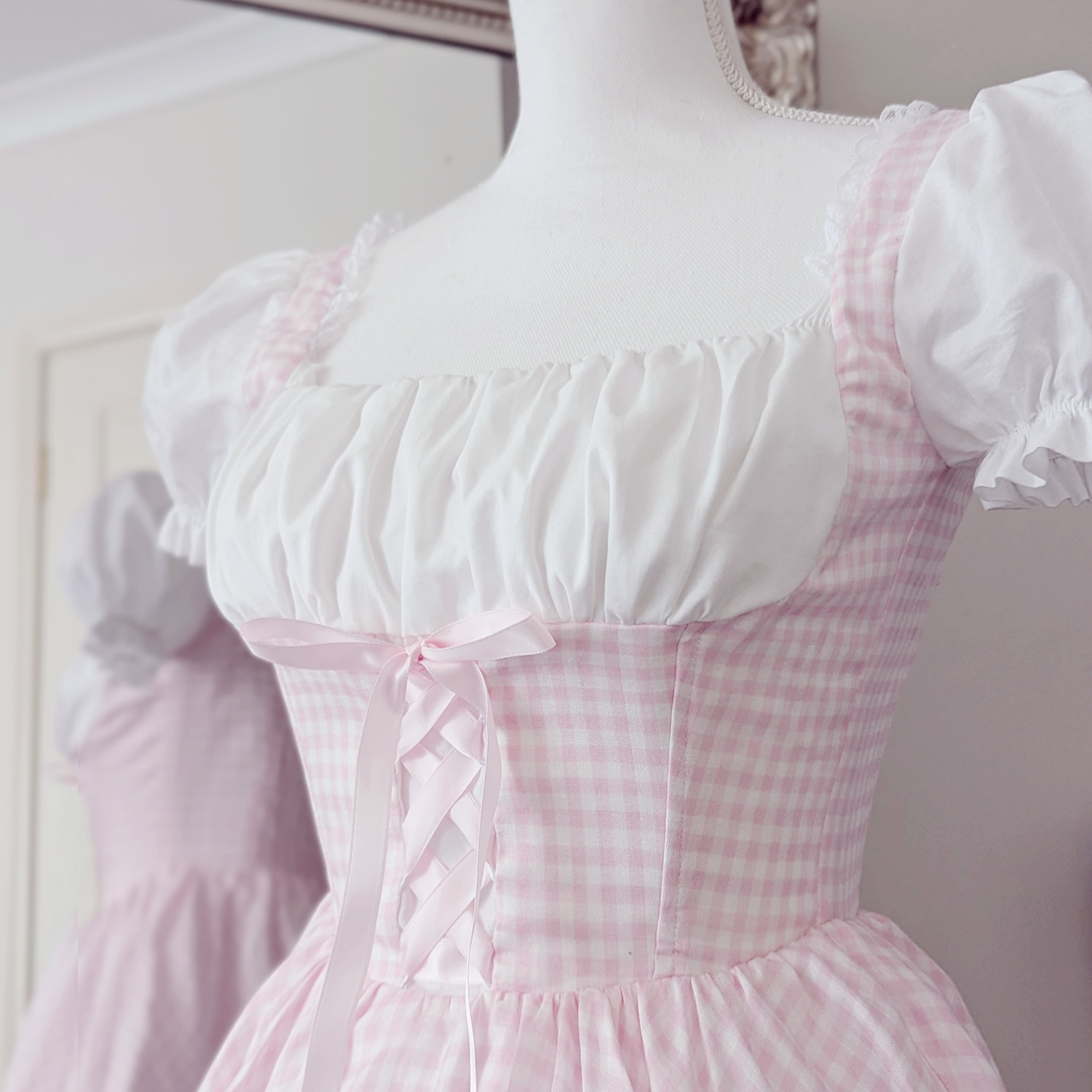 Cottage milkmaid dress
